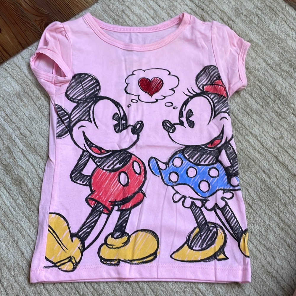 Disney girls T-shirt size 4